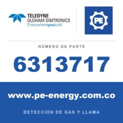 Oldham Simtronics 6313717 H2S, Sensor de sulfuro de hidrógeno IS 0-100 ppm para OLCT 20/40/50/60/80