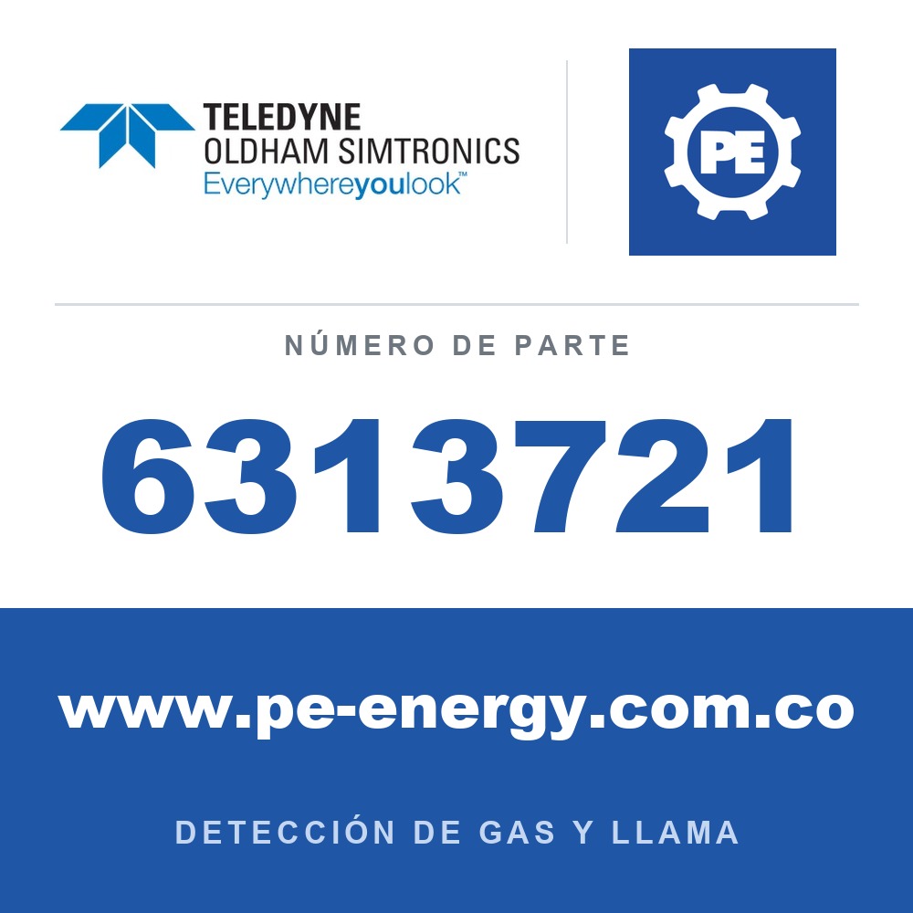 Oldham Simtronics 6313721 NO, Óxido nítrico 0 - 1000 ppm sensor IS para OLCT 20/40/50/60/80