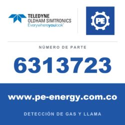 Oldham Simtronics 6313723 NO2, Dióxido de nitrógeno 0-30 ppm sensor IS para OLCT 20/40/50/60/80