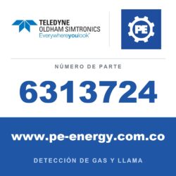 Oldham Simtronics 6313724 SO2, Dióxido de azufre 0-10 ppm sensor IS para OLCT 20/40/50/60/80