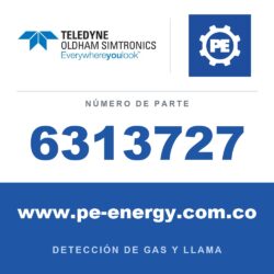Oldham Simtronics 6313727 H2, sensor de hidrógeno 0-2000 ppm IS para OLCT 20/40/50/60/80