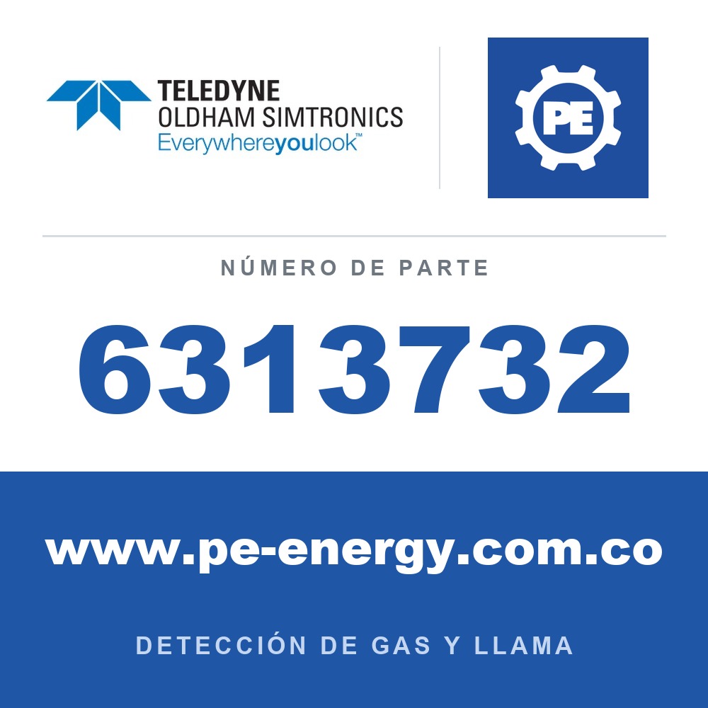 Oldham Simtronics 6313732 HCN, sensor de cianuro de hidrógeno 0-10 ppm IS para OLCT 20/40/50/60/80