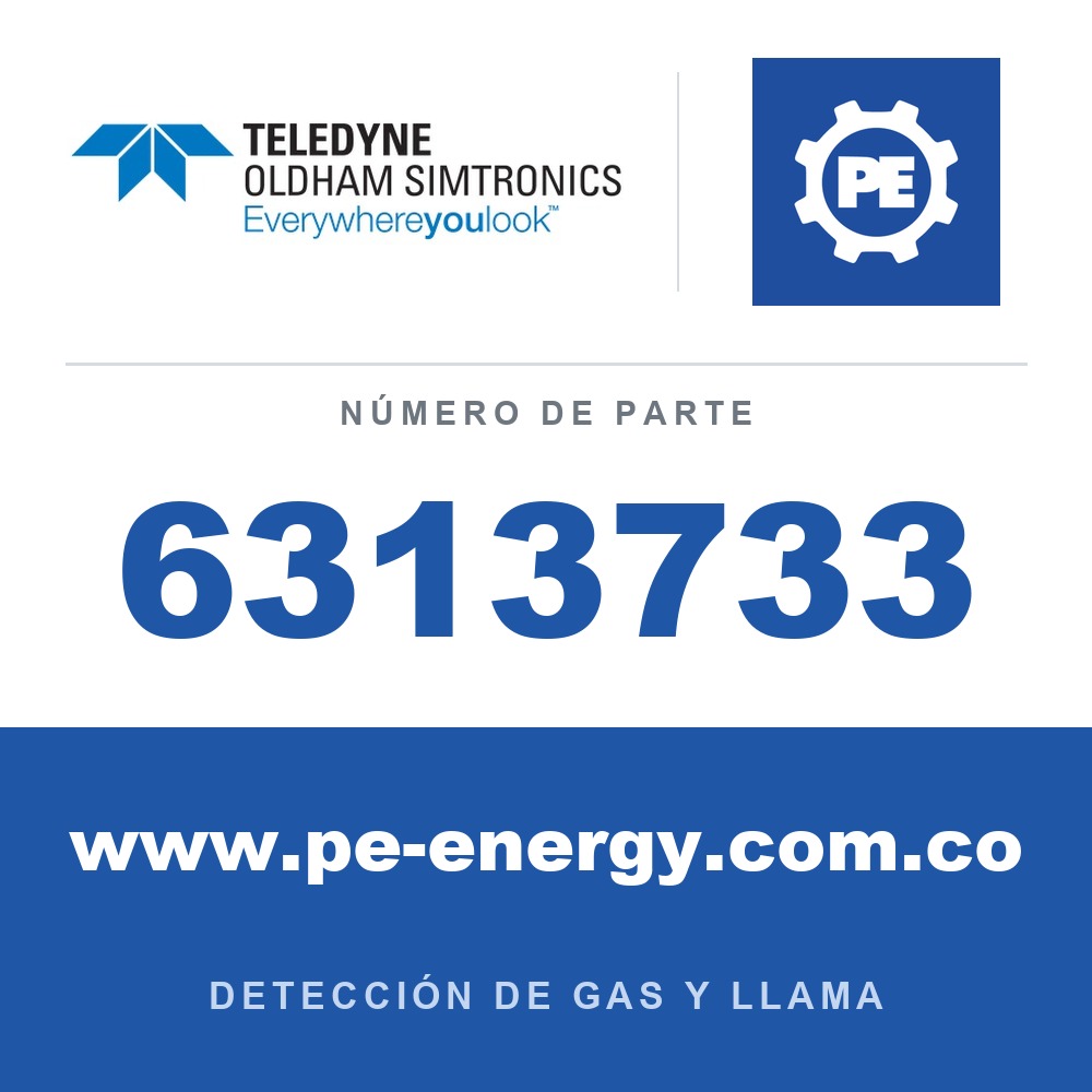 Oldham Simtronics 6313733 HCN, sensor de cianuro de hidrógeno 0-30 ppm IS para OLCT 20/40/50/60/80