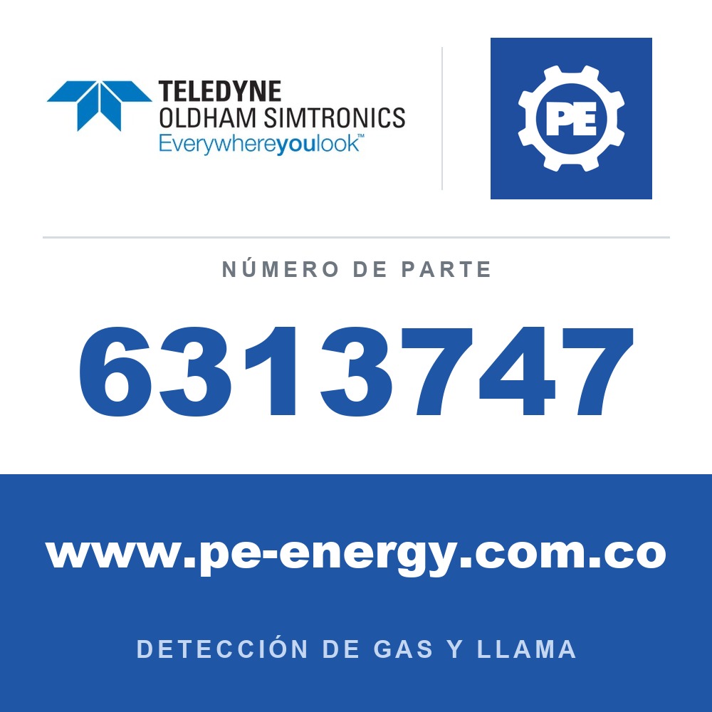 Oldham Simtronics 6313747 SiH4, Silano 0-50 ppm IS OLCT 20/40/50/60/80