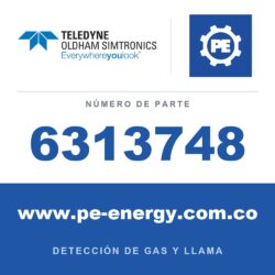 Oldham Simtronics 6313748 O2, oxígeno 0-30% Vol. con vida útil del sensor estándar de 2 años, sensor IS para OLCT 20/40/50/60/80