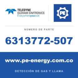 Oldham Simtronics 6313772-507 CH2Cl2, 0-500 ppm, sensor XP para OLCT 20/40/50/60/80