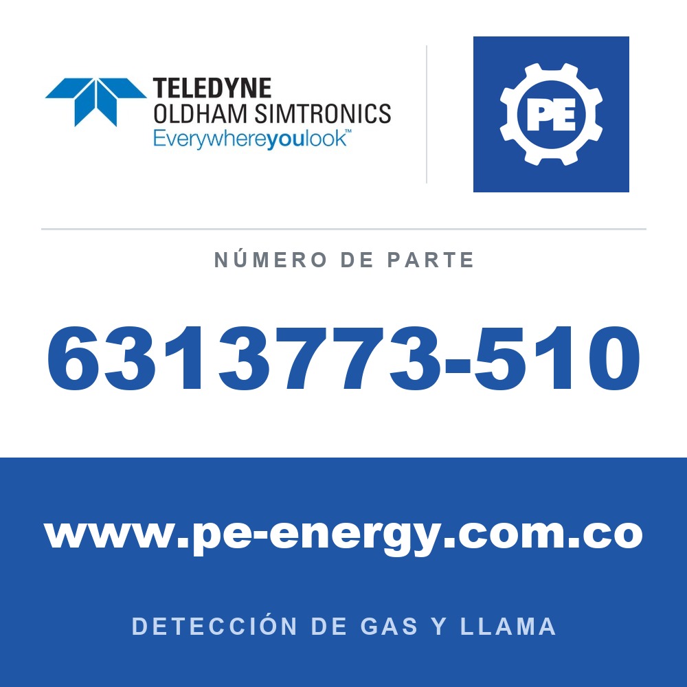 Oldham Simtronics 6313773-510 FX56, 0-2000 ppm, sensor XP para OLCT 20/40/50/60/80