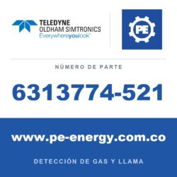 Oldham Simtronics 6313774-521 R4245FA, 0-1000 ppm, sensor XP para OLCT 20/40/50/60/80