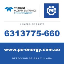 Oldham Simtronics 6313775-660 C8H10, Xileno 0-500 ppm, sensor XP para OLCT 20/40/50/60/80