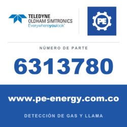 Oldham Simtronics 6313780 O2, oxígeno 0-30% Vol., medio