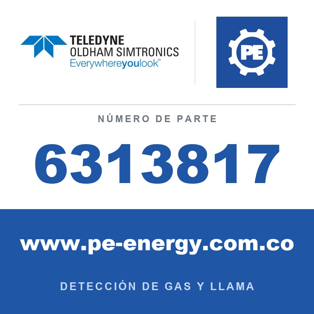 Oldham Simtronics 6313817 O2, Oxígeno 0-30% Vol. mini