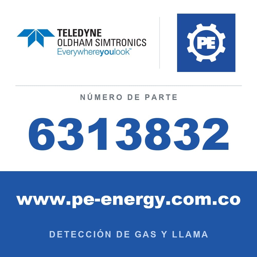 Oldham Simtronics 6313832 Celdas simuladas para BM25 y BM25A (incluyendo 2 mini, 2 medianas, 1 LEL)