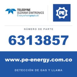 Oldham Simtronics 6313857 NO2, dióxido de nitrógeno 0-30 ppm, medio