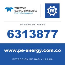 Oldham Simtronics 6313877 NO2, sensor IS de dióxido de nitrógeno 0-100 ppm para OLCT 20/40/50/60/80