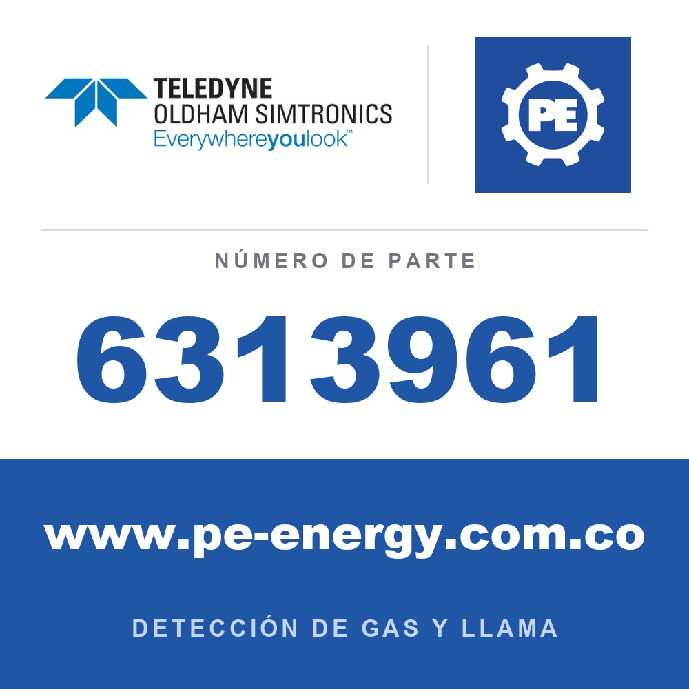 Oldham Simtronics 6313961 C2H4, Etileno 0-1000 ppm sensor para CTX 300