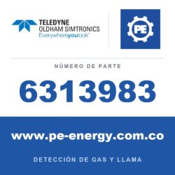 Oldham Simtronics 6313983 H2, hidrógeno o SF6, hexafluoruro de azufre 0-100% Vol. para OLC50