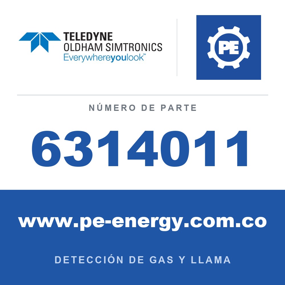 Oldham Simtronics 6314011 0-100% LEL (resistente a envenenamiento)