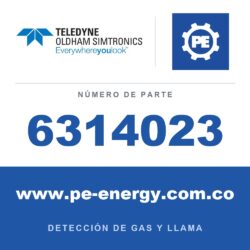 Oldham Simtronics 6314023 Sensor de H2, hidrógeno 0-2000 ppm para OLCT 100 XP y OLCT 100 IS