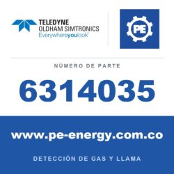 Oldham Simtronics 6314035 ClO2, Dióxido de cloro sensor de 0-3 ppm para OLCT 100 IS