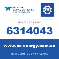 Oldham Simtronics 6314043 CO2, Dióxido de carbono sensor de 0-5% vol. para OLCT 100 XPIR
