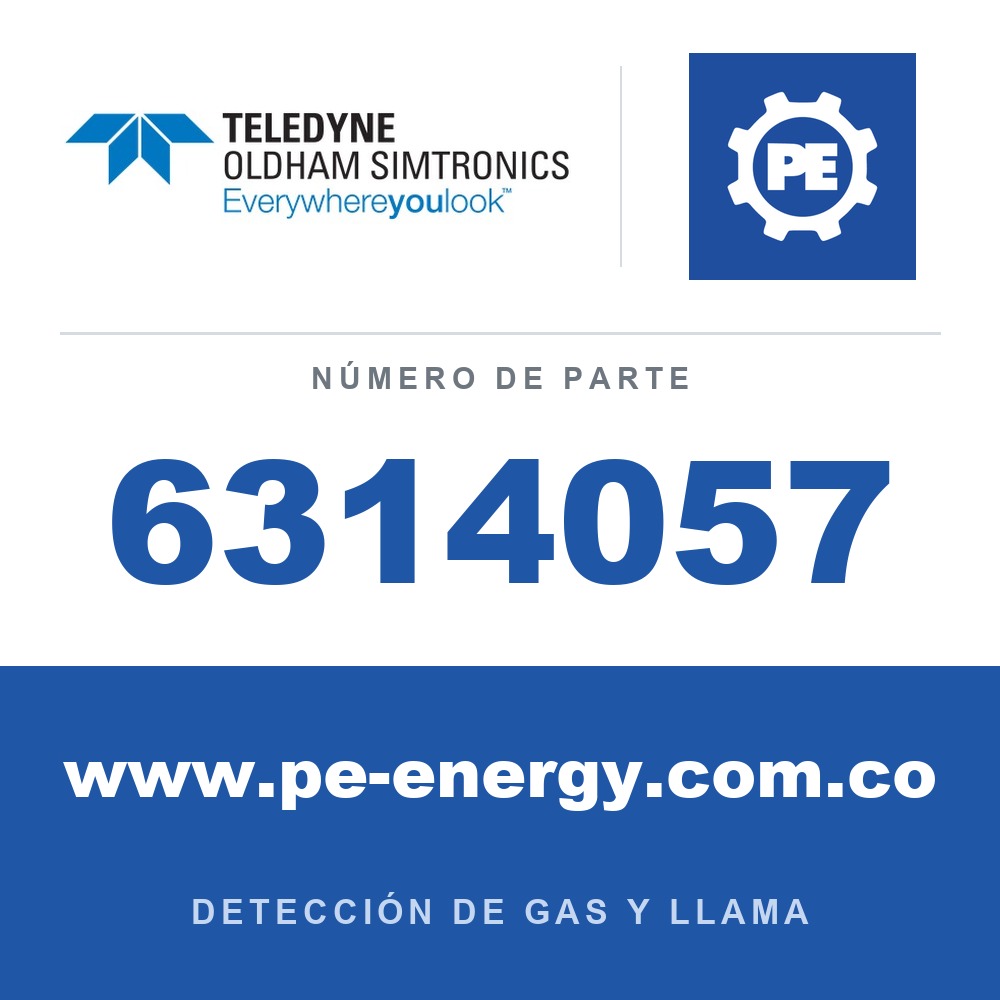 Oldham Simtronics 6314057 0-100% LEL para OLC 50 (resistente a envenenamiento)