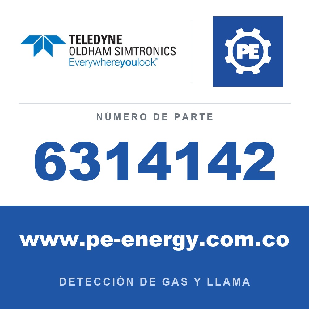 Oldham Simtronics 6314142 CO2, Dióxido de carbono 0-5000ppm sensor para OLCT 100 XPIR