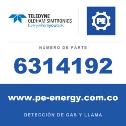 Oldham Simtronics 6314192 CO2, dióxido de carbono 0-100% Vol. CO2 para CTX 300 (CTX 300 entregado desde julio de 2015)