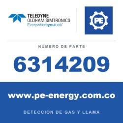 Oldham Simtronics 6314209 Estrobo y bocina azul para MX 32