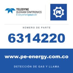 Oldham Simtronics 6314220 R1234YF, sensor de 0-100% LEL para OLCT 100 XPIR