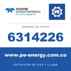 Oldham Simtronics 6314226 R1234yf, 0-2000 ppm para OLCT 60 XPIR y OLCT 80 XPIR