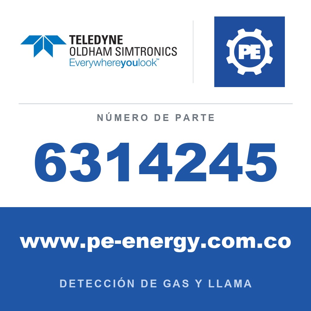Oldham Simtronics 6314245 Módulo de ocho entradas analógicas de 4-20mA para MX 32