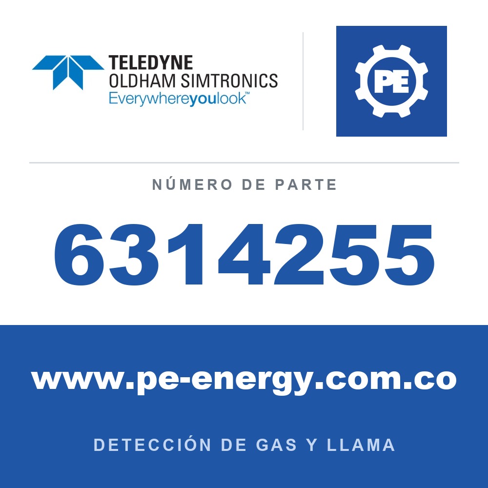 Oldham Simtronics 6314255 Placa inferior de 8 líneas para Rack MX43