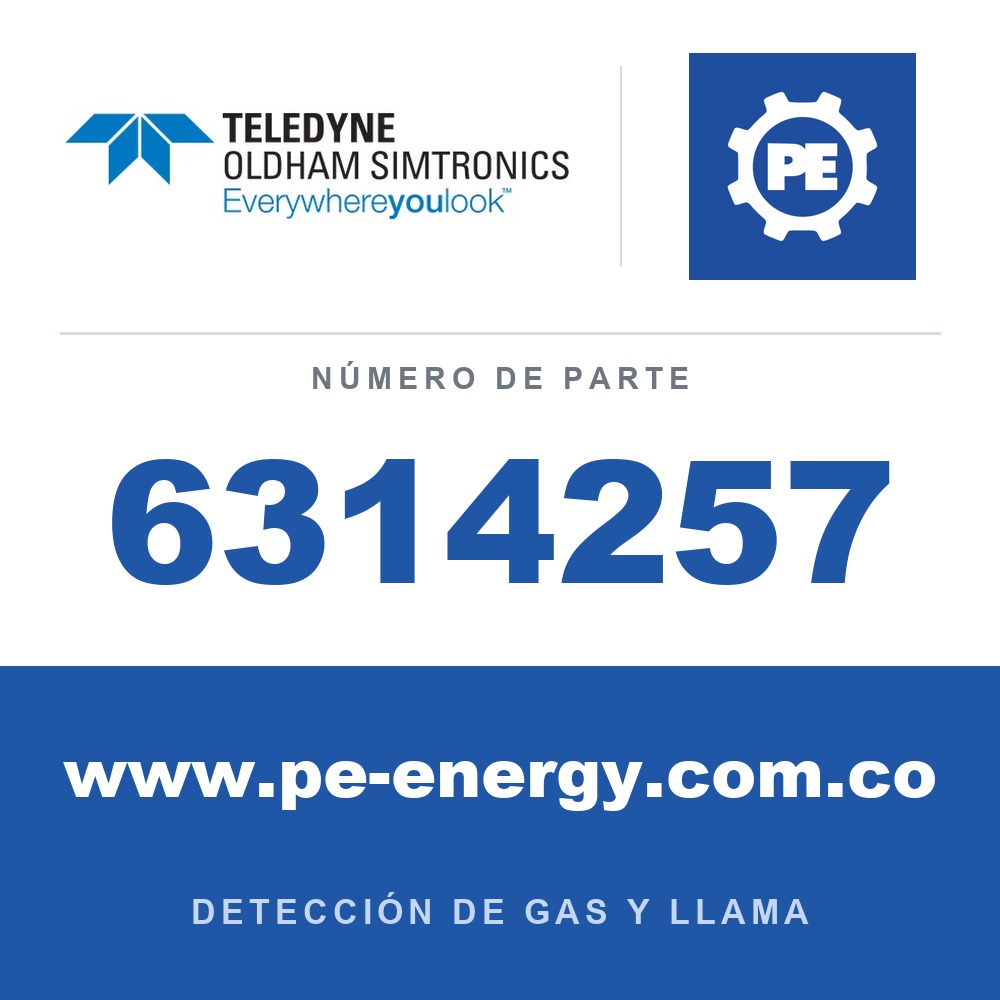 Oldham Simtronics 6314257 Pantalla de 2 líneas con cable a granel para Rack CPS (funciona con placa inferior PN 6451712)