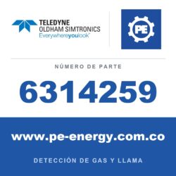 Oldham Simtronics 6314259 R32, sensor de 0-2000 ppm para OLCT 100 XPIR