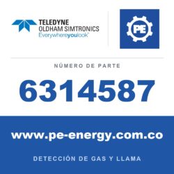 Oldham Simtronics 6314587 Adaptador para conectar remotamente un transmisor desde el cabezal principal (se requiere un prensaestopas M20)