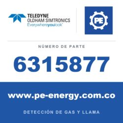 Oldham Simtronics 6315877 Cable externo equipado para conectar antena a BM25W o BM25A W