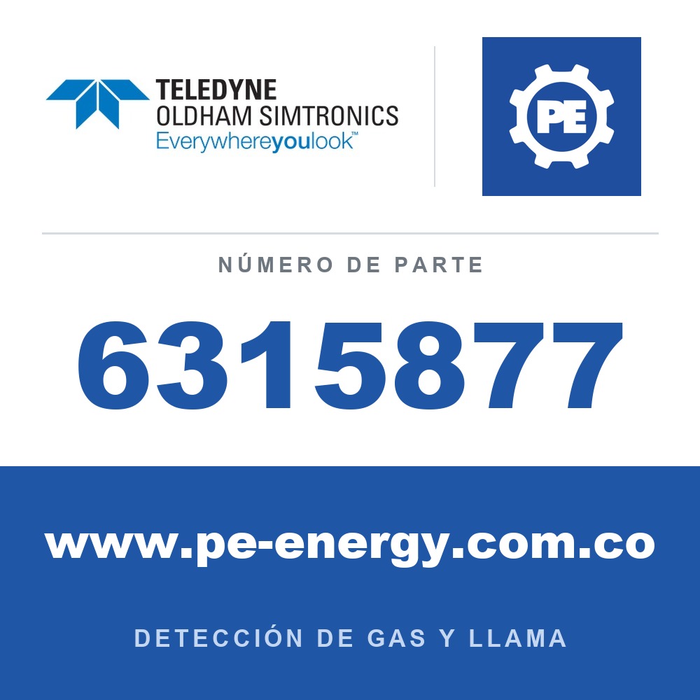Oldham Simtronics 6315877 Cable externo equipado para conectar antena a BM25W o BM25A W