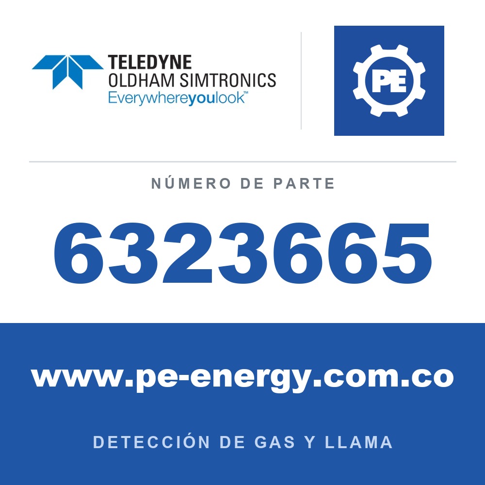 Oldham Simtronics 6323665 Cubierta de celda equipada (junta y tornillo incluidos)