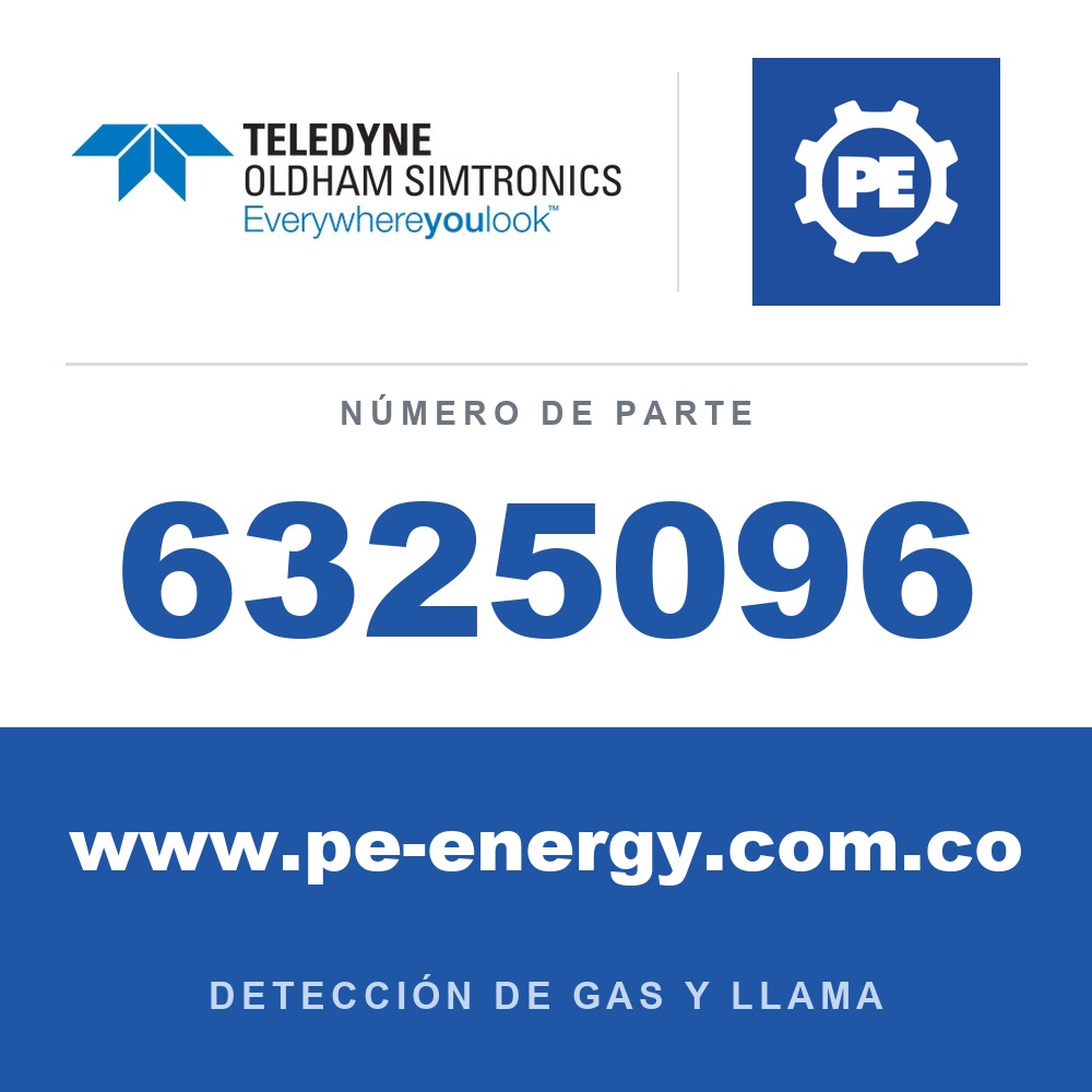 Oldham Simtronics 6325096 Panel LED para montaje en panel frontal (8 canales)