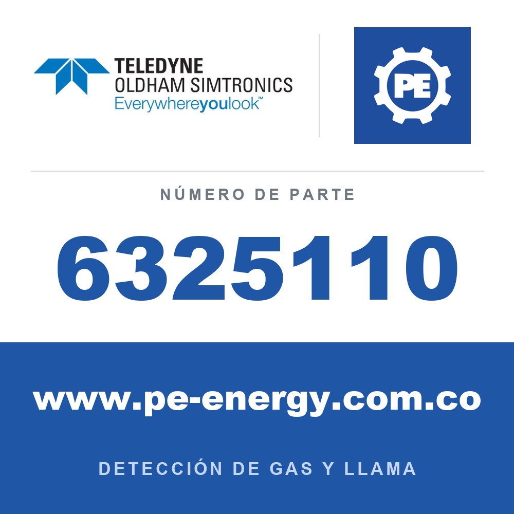 Oldham Simtronics 6325110 Panel frontal enchufable con pantalla LCD de repetición para montaje en panel frontal