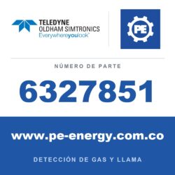 Oldham Simtronics 6327851 Conector con filtro hidrofóbico para BM25 con bomba