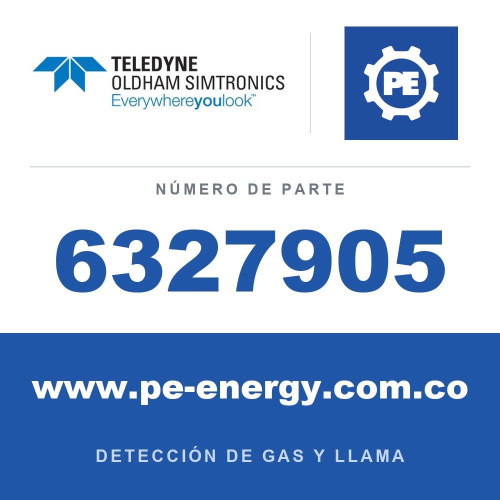 Oldham Simtronics 6327905 Copa de muestreo para CTX 300 (excepto variantes de CO2 enviadas antes de julio 2015)