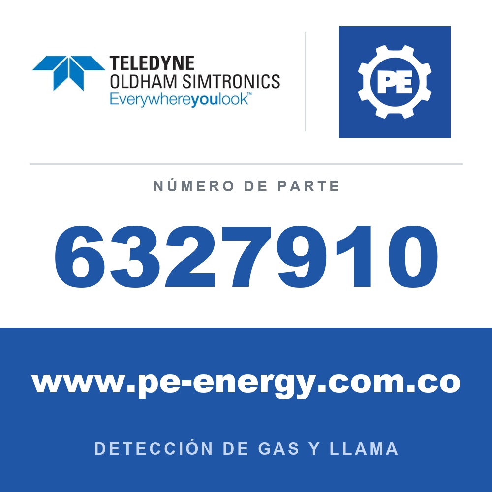 Oldham Simtronics 6327910 Copa de muestreo de PTFE, todos los gases, todos los OLCT 20, 40, 50, 60, 80 y 100
