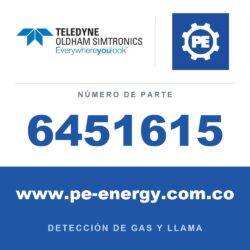 Oldham Simtronics 6451615 Tarjeta de 2 años O2 para CPS10 o OLCT10N Indique CPS10 o OLCT10N y rango