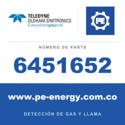 Oldham Simtronics 6451652 Placa inferior de 4 líneas para MX43 de montaje en pared