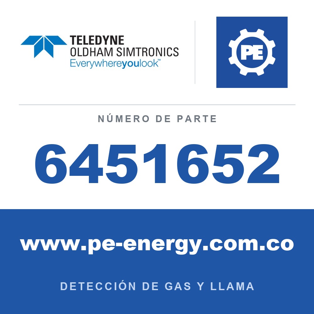 Oldham Simtronics 6451652 Placa inferior de 4 líneas para MX43 de montaje en pared