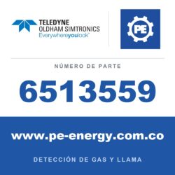 Oldham Simtronics 6513559 Sensor de gas inflamable tipo OLC 10 - Rango 0-100% LEL CH4 / C4H10 / C3H8 / H2 - Aprobado por ATEX II 3 GD