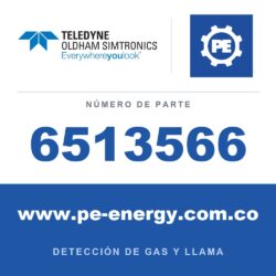 Oldham Simtronics 6513566 Sensor de gas inflamable tipo OLC 10 TWIN - Rango 0-100% LEL CH4 / C4H10 / C3H8 / H2