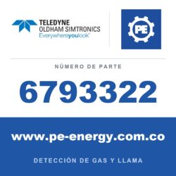 Oldham Simtronics 6793322 Tubo pitot universal con brida DN 80 (requiere una copa de muestreo)