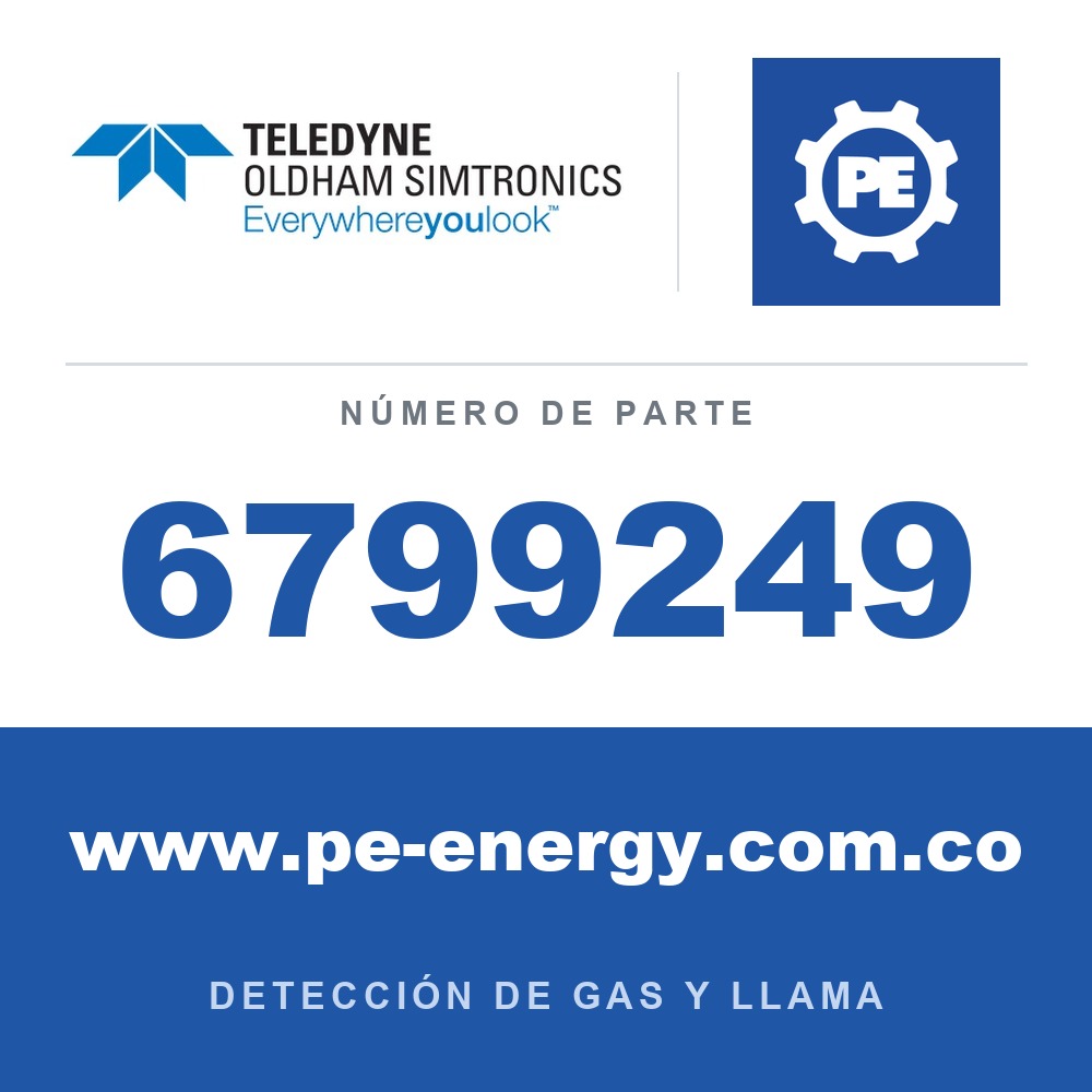 Oldham Simtronics 6799249 Sirena de alarma combinada TL 100, XENON ROJO, 24Vdc, 100 dB(A)max @1m, 5 joules, 274mA